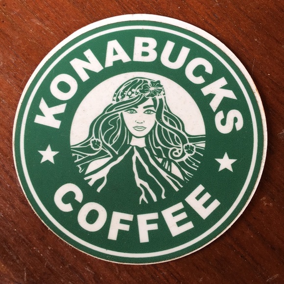 Kona coffee sticker - Picture 1 of 1